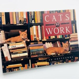 Cats at Work Postcard Book (1991, Abbeville Press) – 30 Vintage Postcards